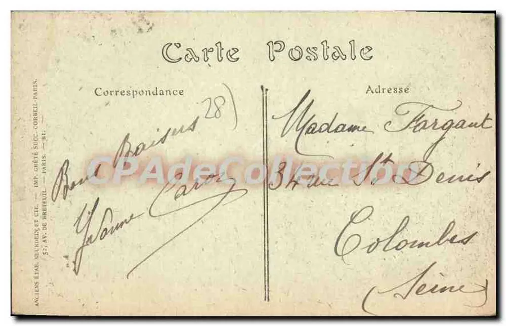 Illiers (Loire-et-Loir) — Castelo de Roussainville — JND Phot. - Verso