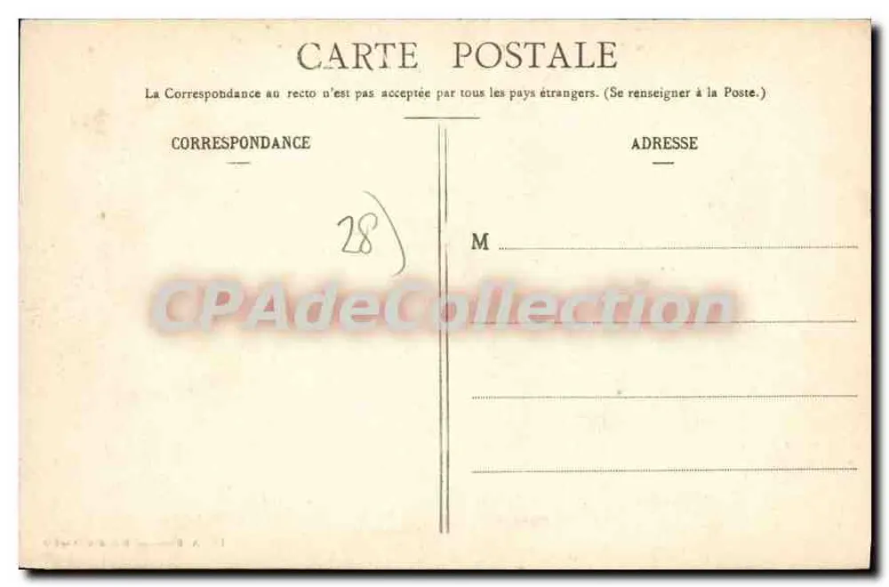 Castelo de Baronville (B.-et-L.) — Lado Sul — Lib. A. Boutrous, Dourdan (8.-et O.) - Verso