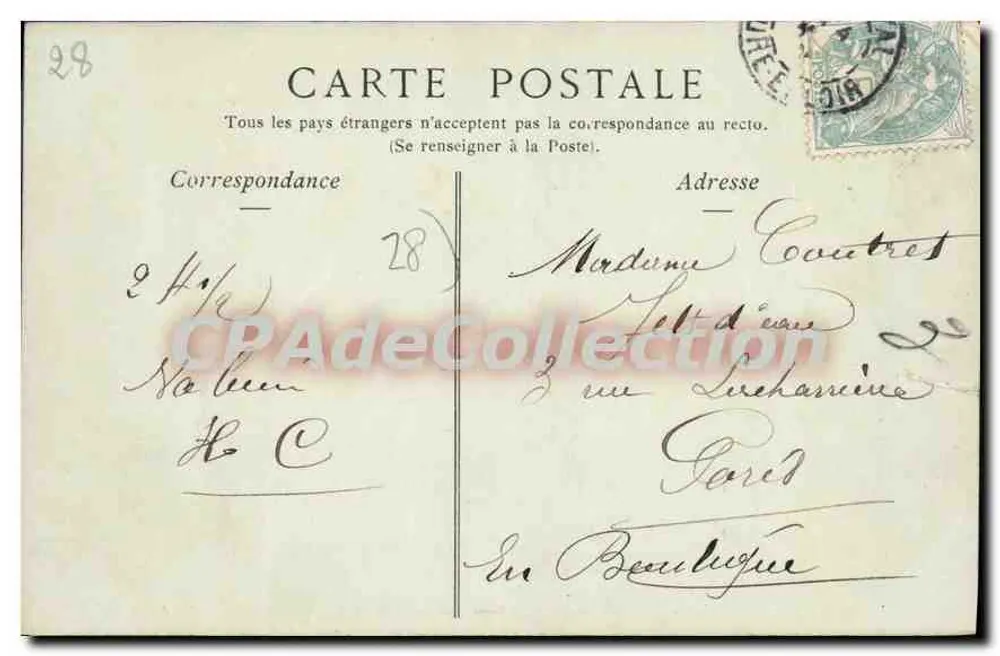 Bonneval — La Porte Saint-Roch und die Rue Saint-Michel — Sammlung ND Phot - Rückseite