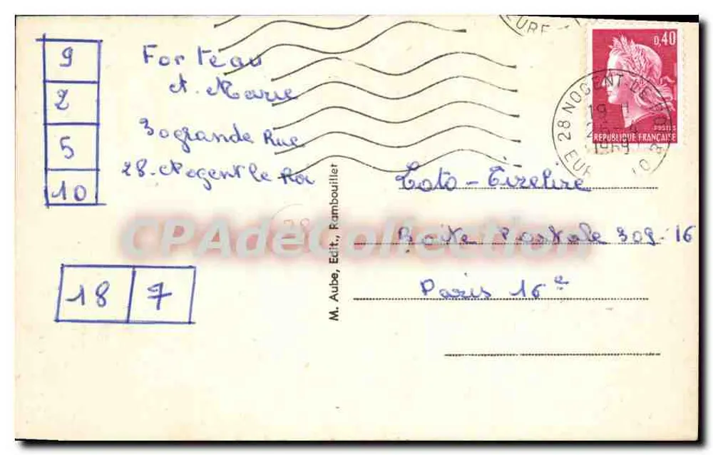 Nogent-le-Roi (E-et-L.) — A Igreja - Verso