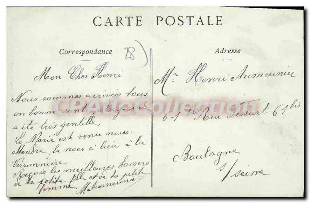 ILLIERS — Alte Turm des alten Schlosses — Papeterie A. RAUT - Rückseite