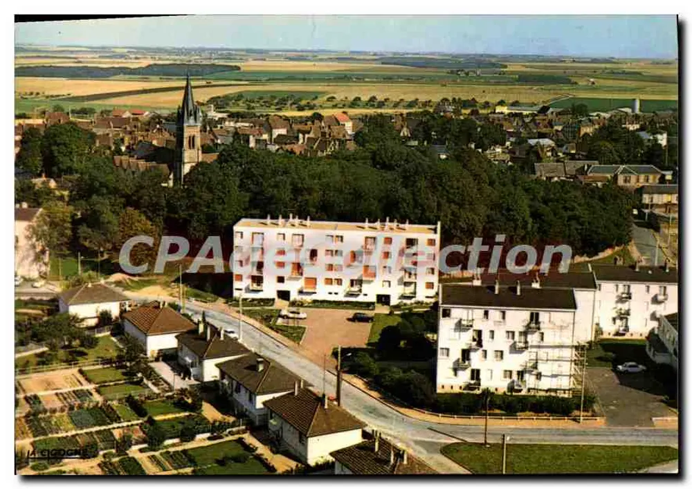 Châteauneuf-en-Thymerais — luftige Ansicht des Chêne de Lorette-Bezirks — Éditions LA CIGOGNE - Vorderseite
