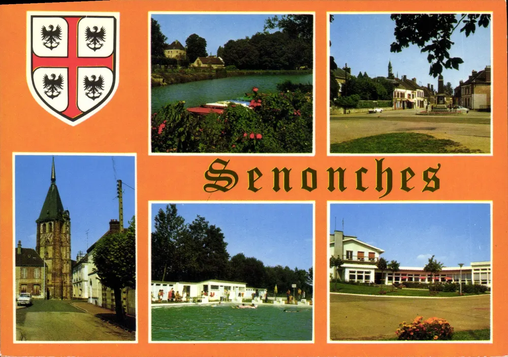 Senononches — vista da cidade — Edições 'La Gégène' - Frente