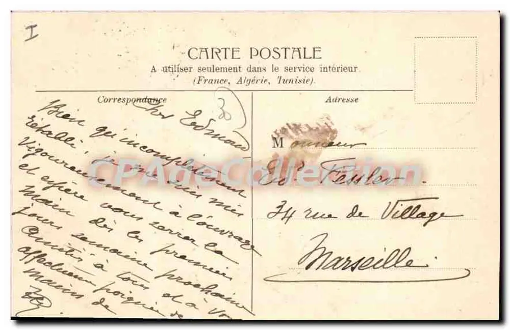 Dimes — Bassin van Issa — Gasséllum Dianisrion — uitgever P. Rod, Nîmes - Achterkant