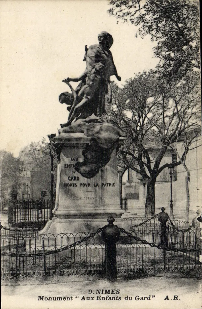 Nîmes — Denkmal 'Aux Enfants du Gard' — A.R. n°9 - Vorderseite