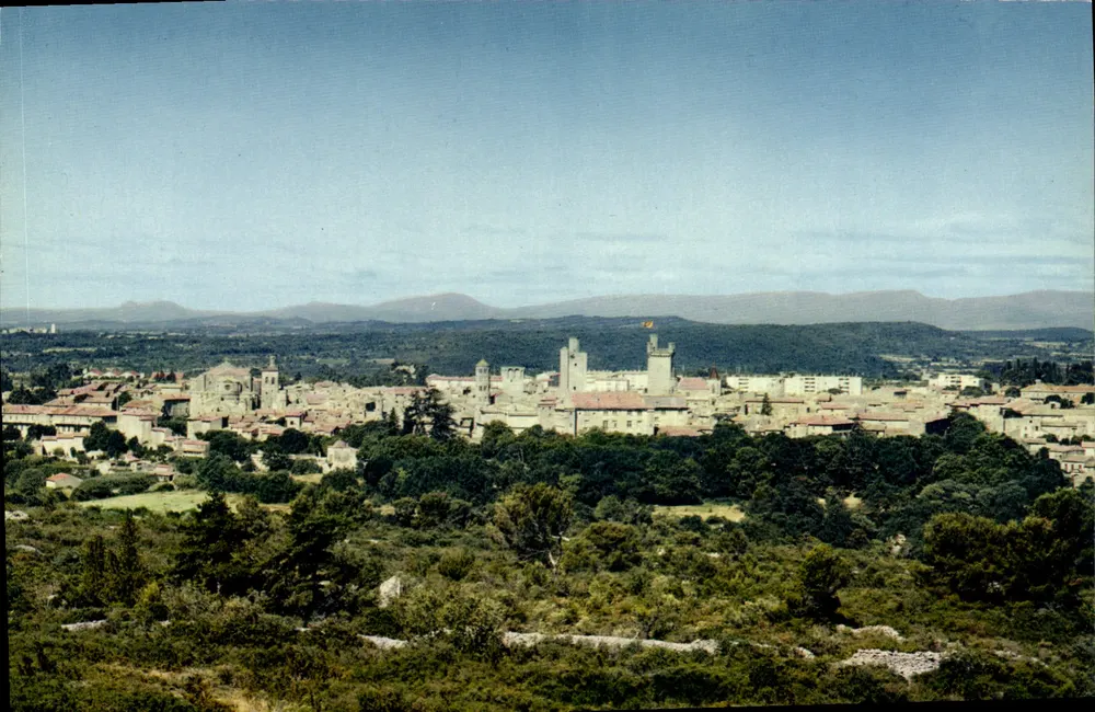 Uzès (Gard) — Vista Geral — Edições LA CIGOGNE, Marselha - Frente