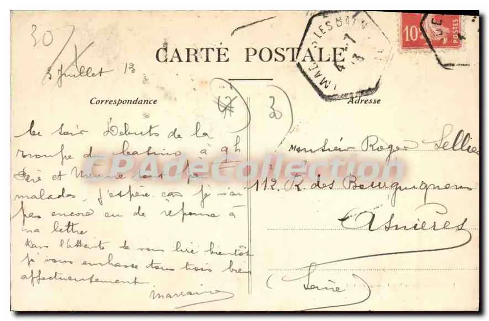 Fumades-les-Bains – Die Wasserfälle — Fumades-les-Bains Development Co Ltd - Rückseite