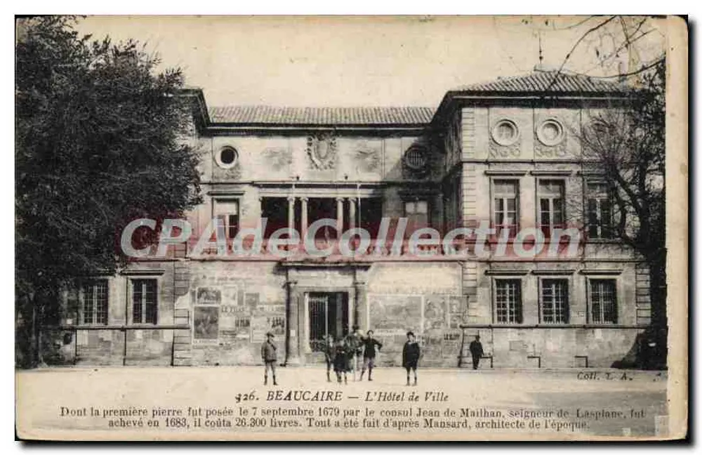 Beaucaire — O Hotel de Ville — Coll. T. A. - Frente