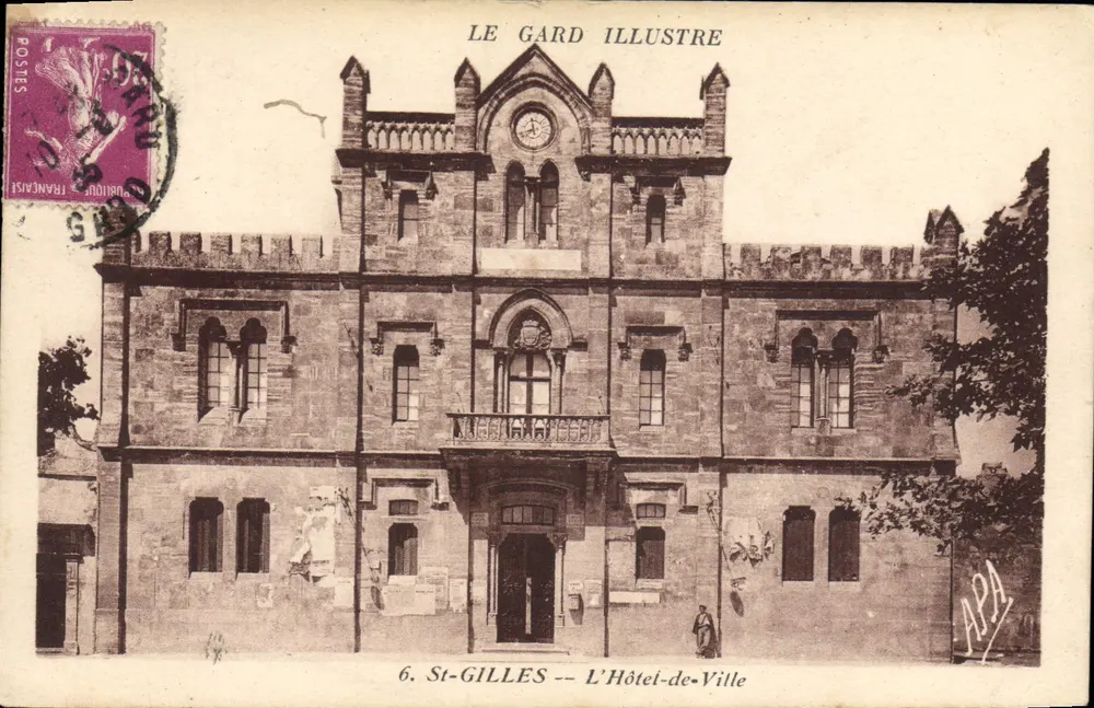 St-Gilles — El Hôtel-de-Ville — editor APA - Anverso
