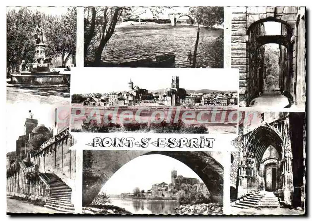 Ponte Saint-Ésprit — vista geral e monumentos — Éditions Lyon Villeurbanne - Frente