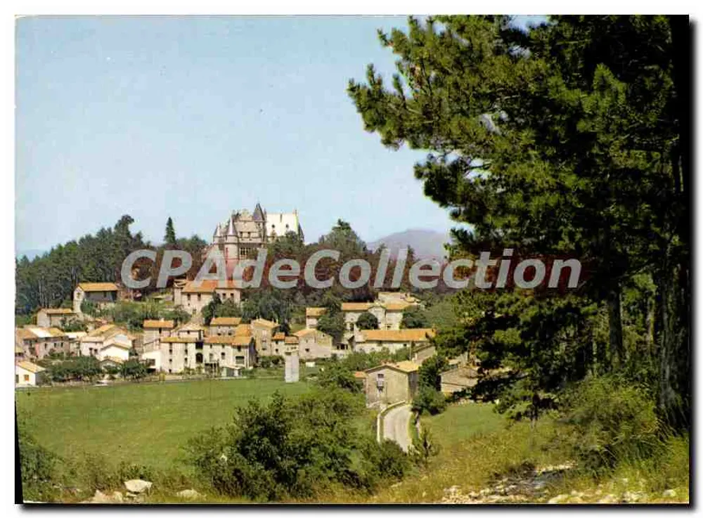 Montdardier — Allgemeiner Blick auf das Massiv mit Schloss im Hintergrund — Magenta Editions, Lyon - Vorderseite