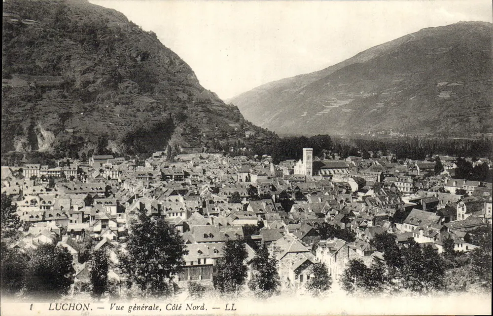 Luchon — Vue générale, Côté Nord — LL - Recto