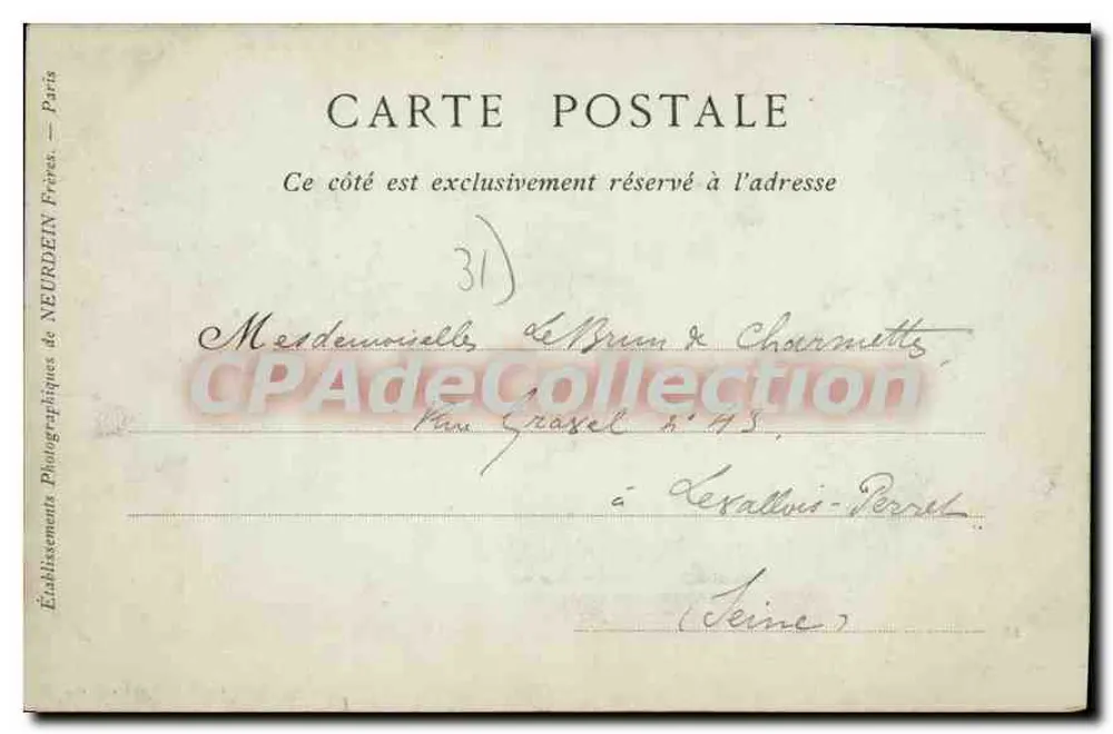 Toulouse — Der Neubrücken, das Hotel Dieu, der Turm der Kirche Saint-Nicolas & der Dachschmuck des Krankenhauses Grave — Fot. Collections ND - Rückseite