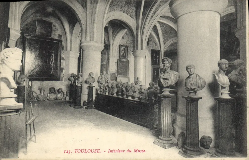 Toulouse - Innenansicht des Museums - Phototypie Parisienne n°123 - Vorderseite