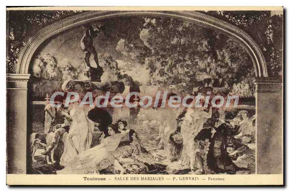 Toulouse - Hochzeitsaal - P. GERVAINS - Panel - Vorderseite