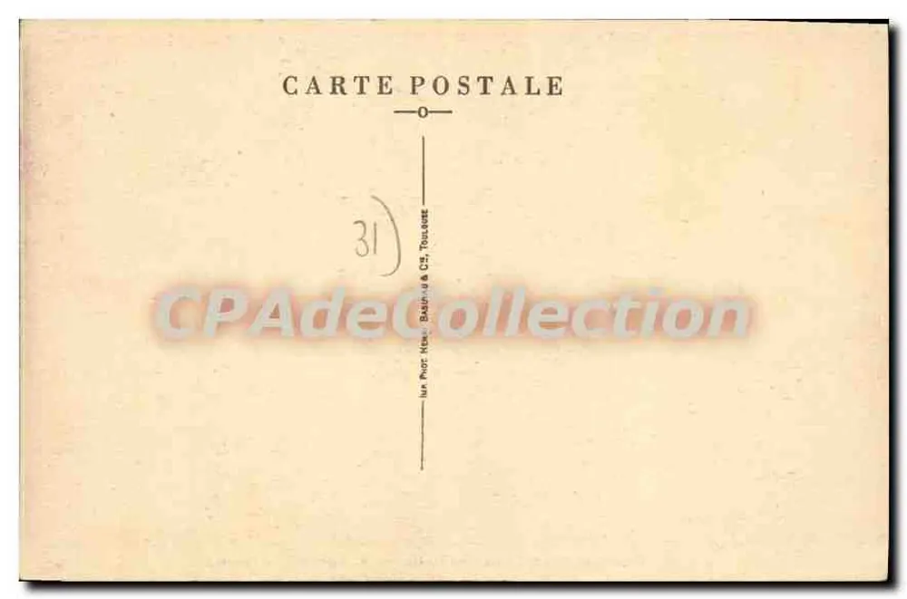 Toulouse - Hochzeitsaal - P. GERVAINS - Panel - Rückseite