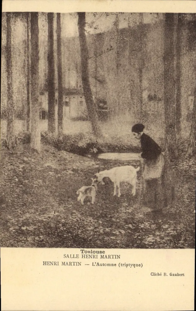Herbst (Triptych) — Henri Martin — Cliché R. Gaubert - Vorderseite