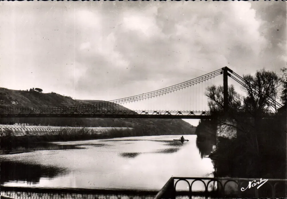 Villemür-sur-Tarn (Haute-Garonne) — Le pont suspendu — Éditions NARBO - Recto