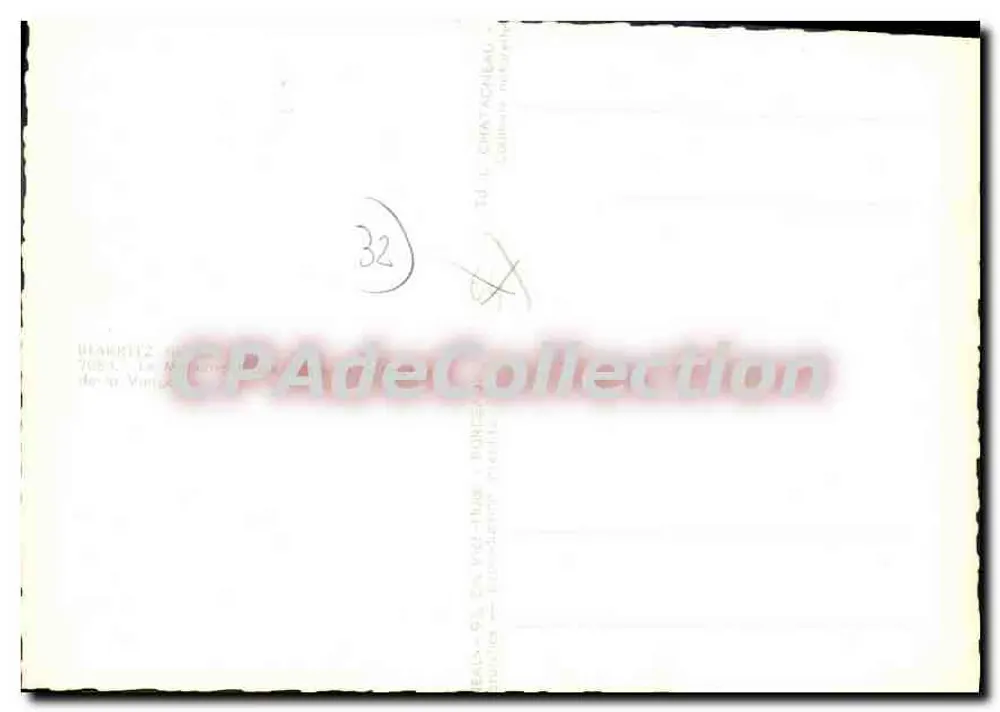 Gers — Carta postal ilustrada com figuras históricas e locais - Verso