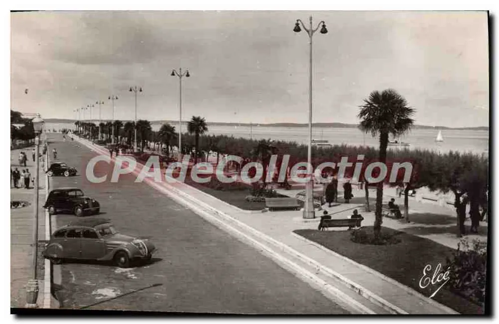 Boulevard de la Plage em Arcachon — vista panorâmica — Elécé - Frente