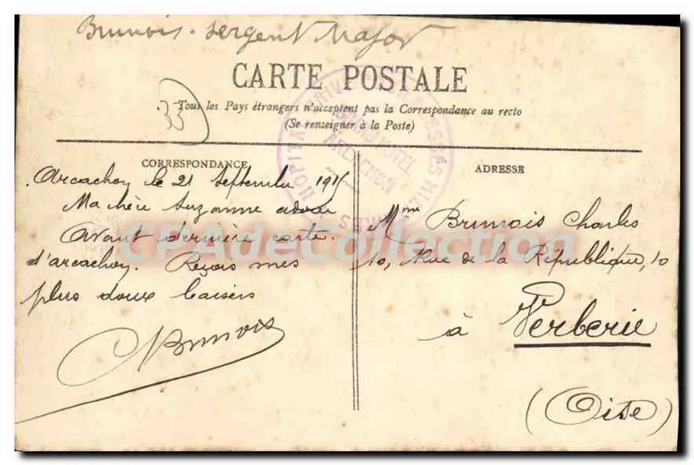 Arcachon - Côte d'Argent - Das Strandkasino - BR 4212 - Rückseite