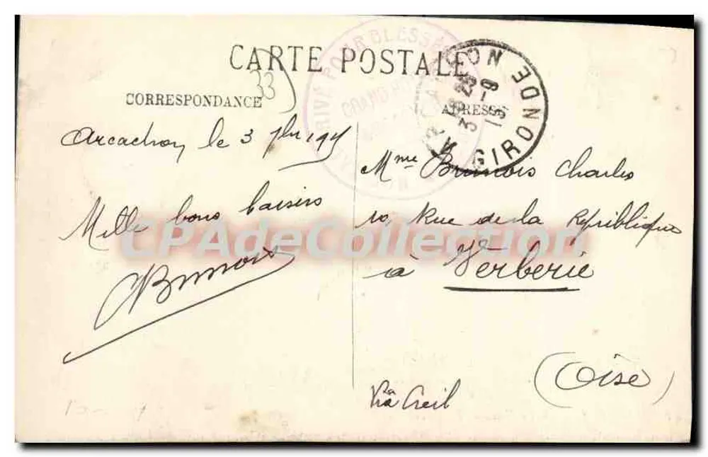 Arcachon — A Nova Promenade — LL - Verso