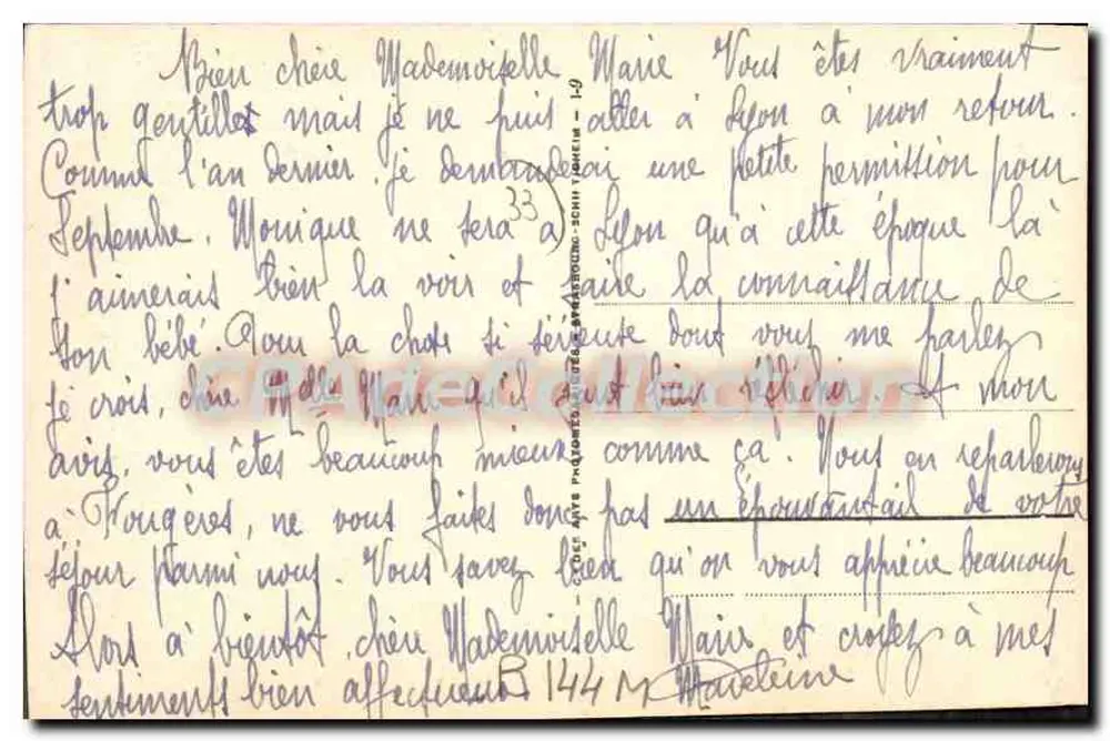 Arcachon - Côte d'Argent - La Place Thiers und der Boulevard Promenade — LL 244 - Rückseite