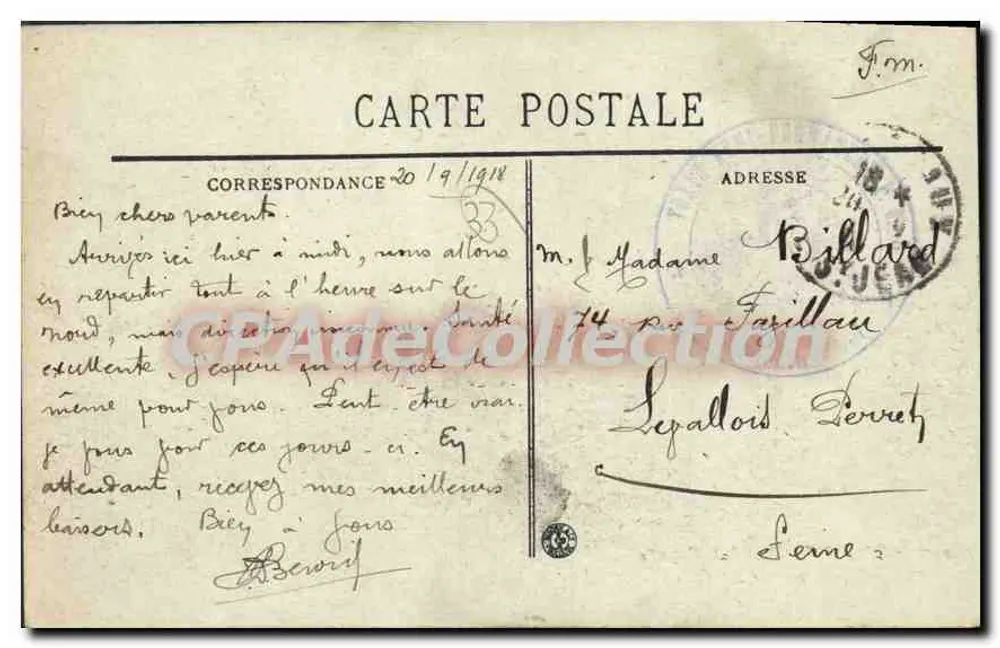 Bordeaux — Place de la Comédie — Rue Ste-Catherine — BR - 2425 - Verso