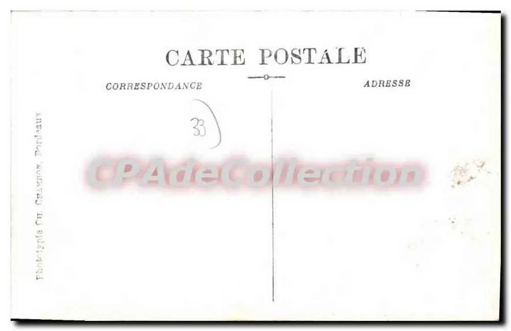Bordeaux — Bahnhof des Südens : Der Halle — C.B. — n°142 - Rückseite