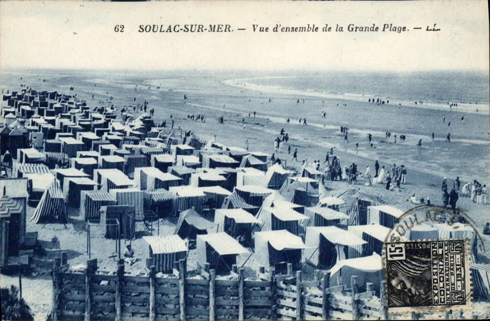 SOULAC-SUR-MER — Übersicht der Grande Plage — L.L. - Vorderseite