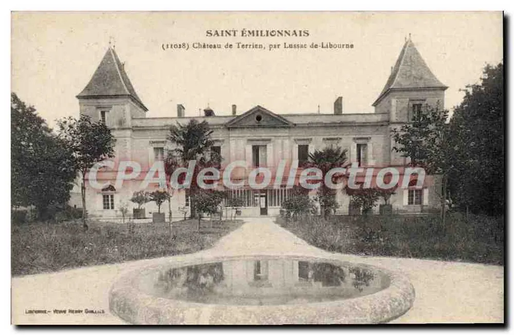 Saint-Émilionnais — Castillo de Terrien, por Lussac-de-Libourne — Léonore, Vieux Rémy GALLILS - Anverso