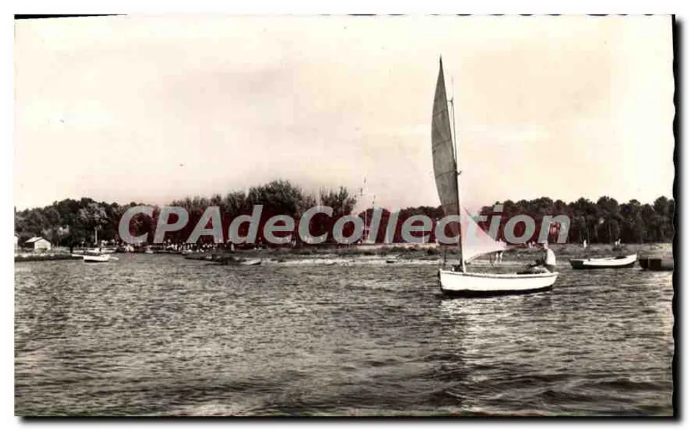 Segelboot auf dem See — Lacanau-Ville (Gironde) — Éditions Van Eyk-Rouleau, Bordeaux - Vorderseite