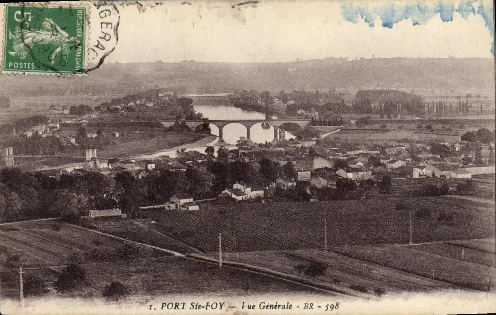 Port-Saint-Foy — Vista Generale — BR - 598 - Recto