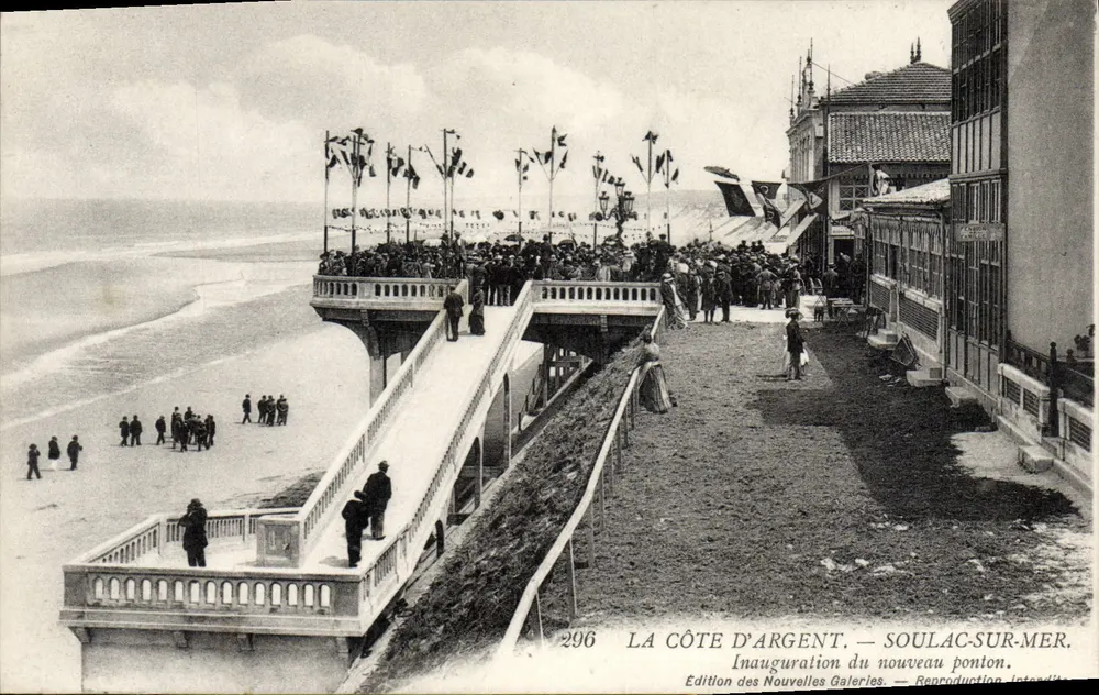 Die Silberküste — Eröffnung des neuen Pier — Édition des Nouvelles Galeries, n°296 - Vorderseite