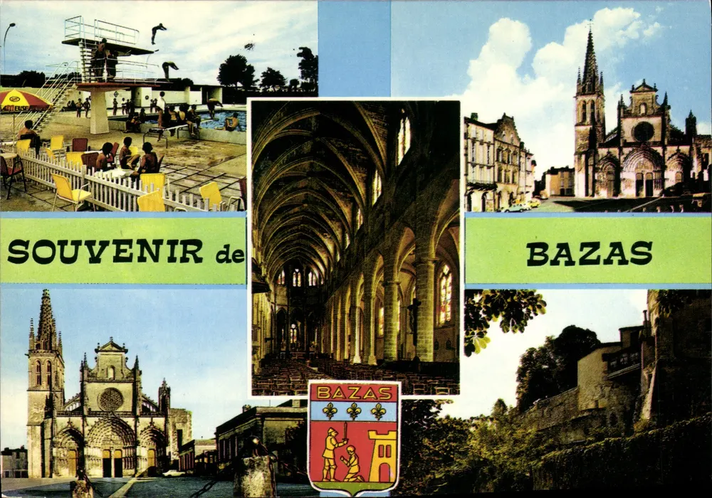Bazas — Erinnerungskarte von Bazas — Éditions Réunies - Vorderseite