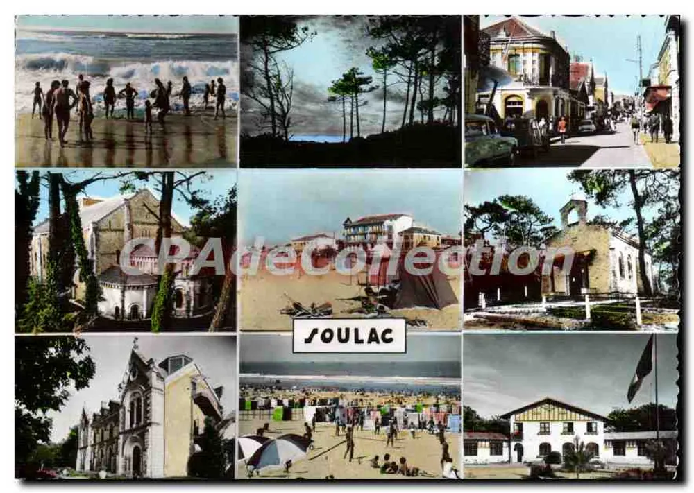 Soulac-sur-Mer — vista panorâmica — Éditions Charentaises d'Art A. Gilbert - Frente