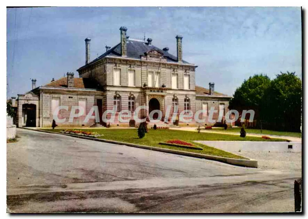 Saint-Savin-de-Blaye (Gironde) — Das Rathaus und seine Gärten — Imprimeur Combier - Vorderseite