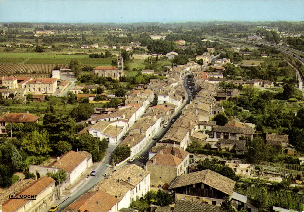 Carbon-Blanc (Gironde) — Vista aérea geral — Edições 'LA CIGOGNE', Bordeaux - Frente