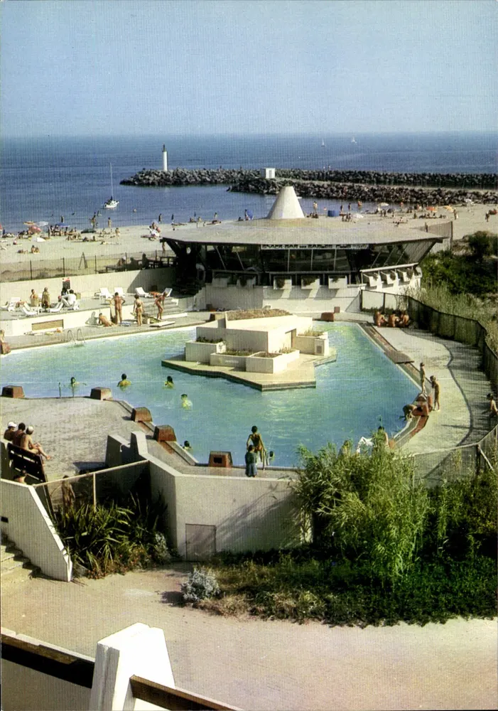 Le Cap d'Adge (Hérault) — Hafen Natur, Schwimmbad und Strand — Foto M. Theojac, Serie 340641 - Vorderseite