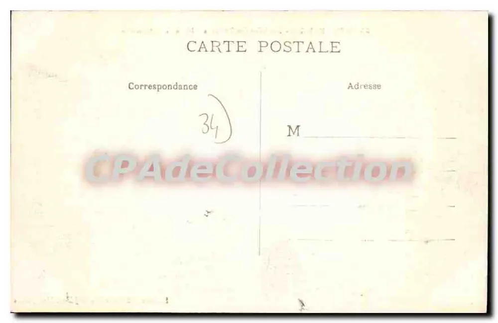 Montpellier - Fontaine des 3 Grâces - Place de la Comédie — Edition des Nouvelles Galeries, Montpellier - Rückseite