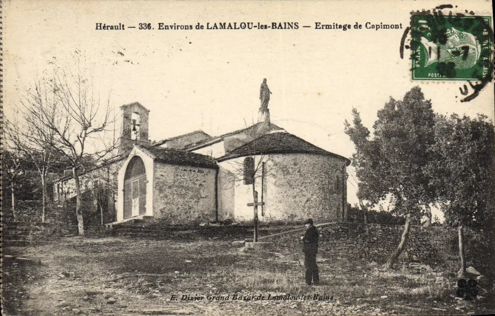 Ermitaż Capimont — Okolice Lamalou-les-Bains — Wydawca E. Dixier - Awers