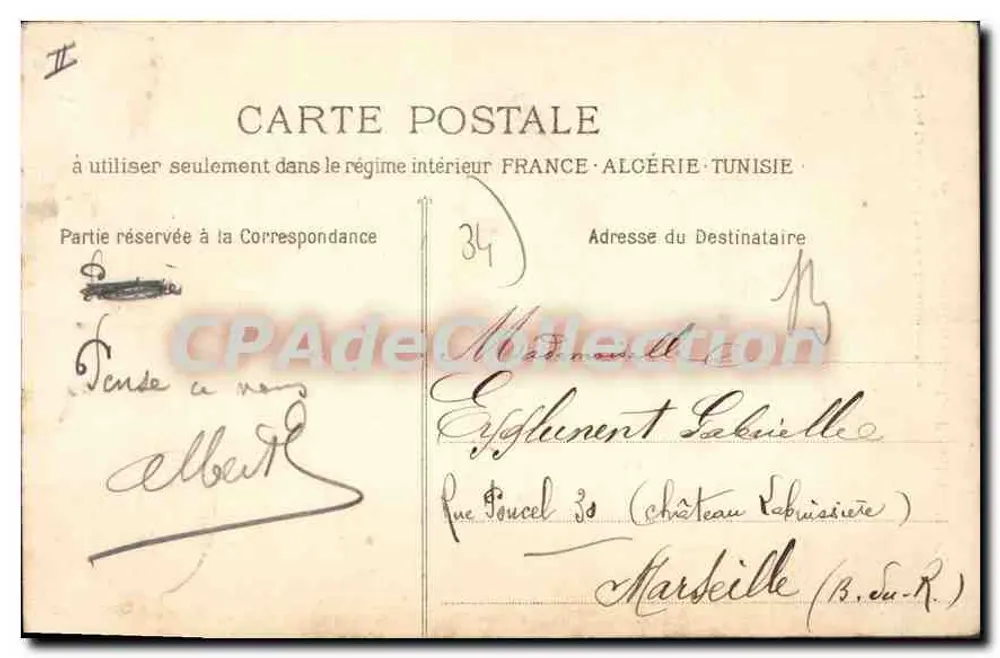 Lamalou-les-Bains — Le Bitoulet — Jules Lauze, Grand Bazar — M.G. n°13 - Verso