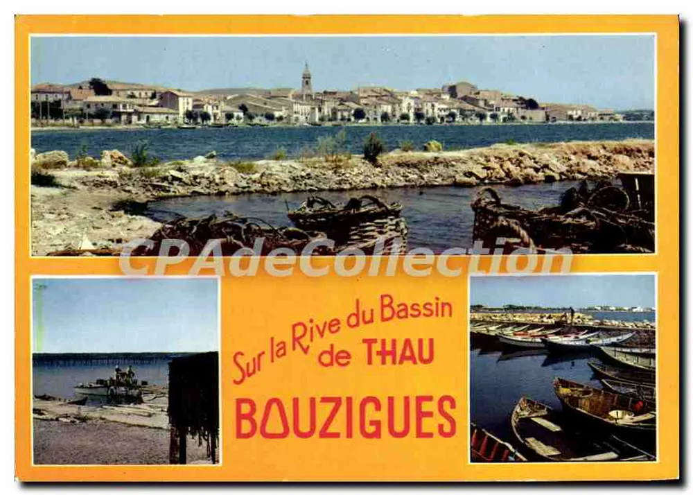 Bouzigues — Na margem do Bassin de Thau — Éditions La Cigogne - Frente