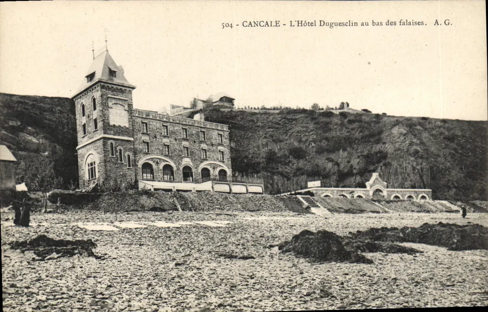 Cancale - Das Hotel Duguesclin am Fuße der Klippen — A.G. n°504 - Vorderseite