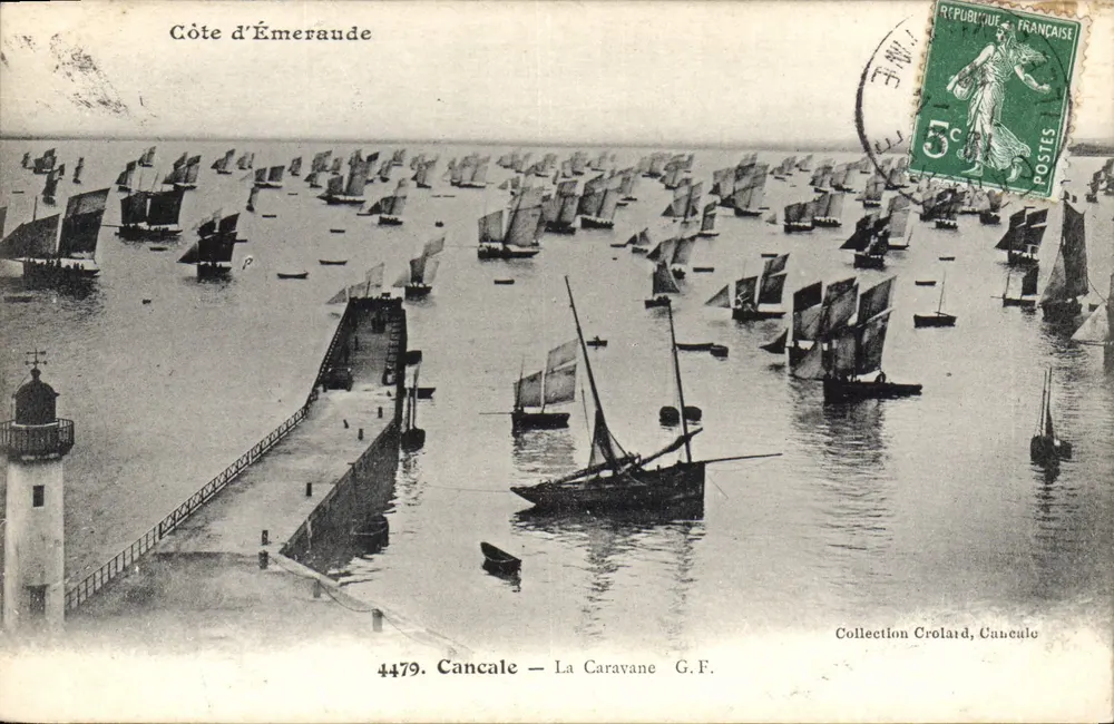 Cancale — La Caravane — G.F. — Sammlung Crolard - Vorderseite