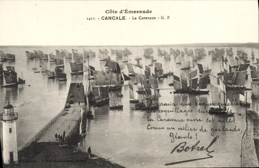 Costa de Émeraude - A Caravane - G. F. - Coleção T. Ohéris, sucessor, St-Rémy - Frente