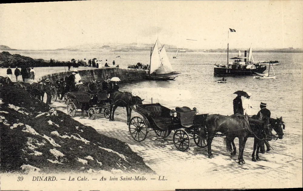 Dinard — La Cale — Im Hintergrund Saint-Malo — LL. - Vorderseite