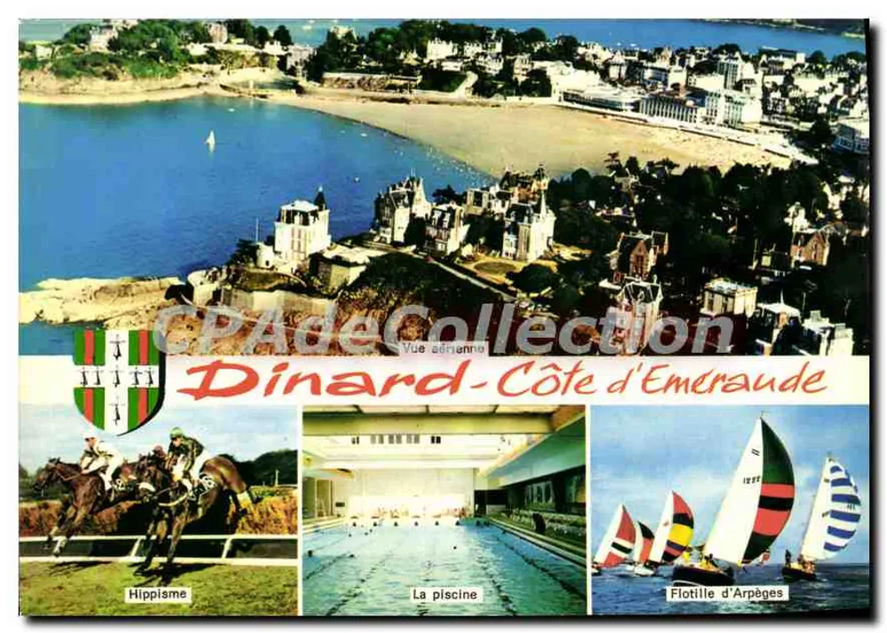 Dinard - Costa da Esmeralda — Vista aérea — Editor CAP-THEOJAC - Frente