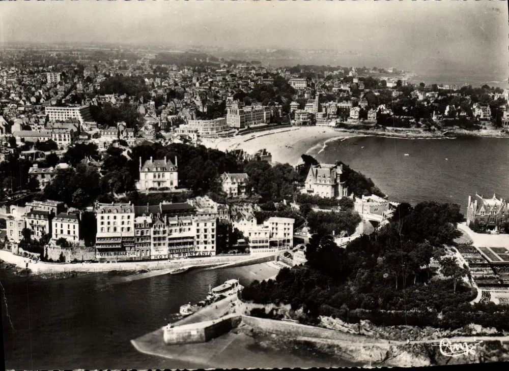 Dinard (Ille-et-Vilaine) — Luchtfoto — Authentieke reproduktie van luchtfoto - Voorkant