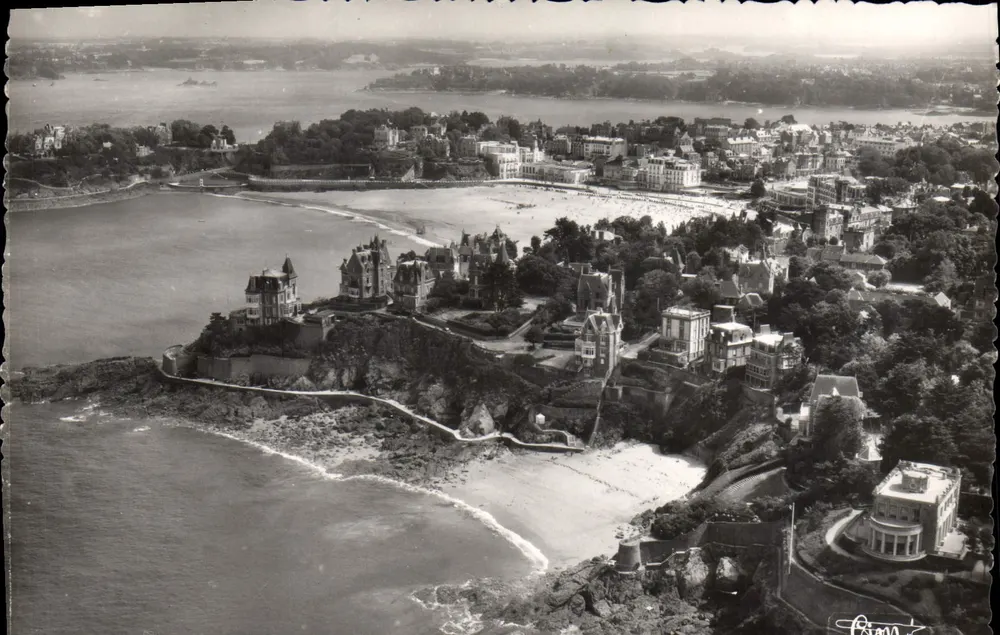 Dinard (Ille-et-Vilaine) — Pointe de la Malouine und Blick auf die Rance — Éditions Combier - Vorderseite